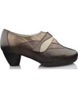 de drucker calzapedic zapato tacon mujer comodo marron