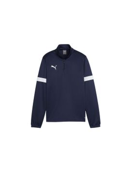 Camiseta de Fútbol Puma individualRISE 1/4 Z Navy Infantil