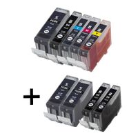 compatible multipack canon pixma mp530 printer ink cartridges 9 pack -0620b001
