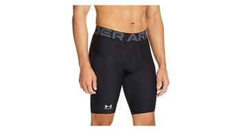 Pantalones cortos de compresion under armour heatgear armour negros