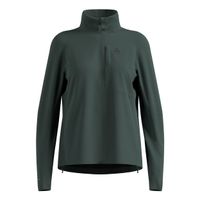 odlo zeroweight pro warm reflective chaqueta para correr mujeres-oliva