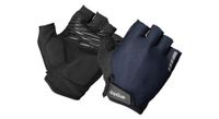 gripgrab explr guantes acolchados de dedo corto azul