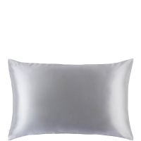 slip silk pillowcase - queen - silver