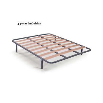 Somier Lorena Multiláminas Con Patas Para Descanso Óptimo