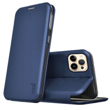 Cool Funda Flip Cover Elegance Marino para iPhone 14 Pro Max