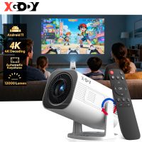 proyector portatil xgody gimbal 3 pro 12000lm 4k wifi 24g5g bluetooth 54 android 11 mini cine en casa