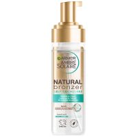 garnier ambre solaire vegan natural bronzer intense clear self tan mousse 200ml