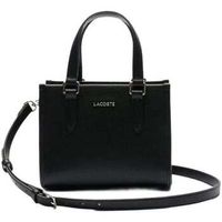 lacoste bandolera bolso de mano pequeno nf5149eg negro para mujer