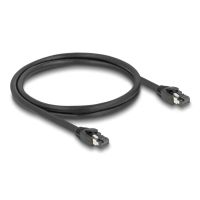 cable de red delock rj45 cat81 sftp 1 m hasta 40 gbps negro