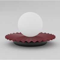 lampara de mesa drino granate