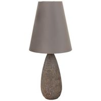 lampara de mesa de poliresina oro
