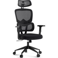 sense7 veno silla de escritorio ergonomico ajustable transpirable negra