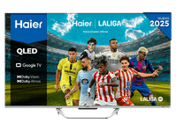 tv qled 65 - haier q80 series h65q80fux 4k hdr10 google tv dolby atmos gaming 120hz plata