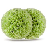 juego de 2 bolas de boj bolas decorativas resistentes a los rayos uv planta artificial topiaria planta decorativa diametro 28 cm verde