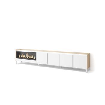 Mueble Tv Árchez-02 Con Chimenea Eléctrica Para Salón