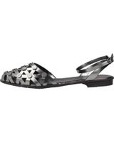 de porronet sandalias mujer modelo 7091p color plata plomo