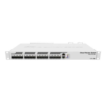 Switch Mikrotik CRS317-1G-16S+RM 16 SFP+ L3 1U Gestión Redundancia Pasiva Rack