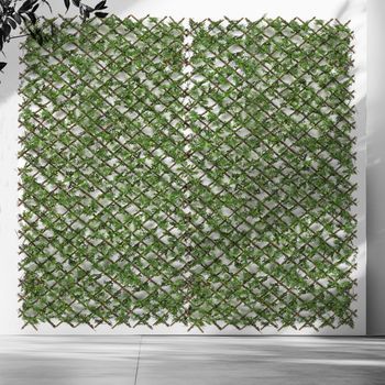 Panel Extensible, Plástico, 90x180 Cm, Jardín Artificial, Musgo