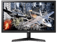 reacondicionado seminuevo muy bueno monitor gaming - lg ultragear 24gl600f-b 236 full hd 169 1 ms 144 hz freesync negro