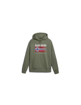 Sudadera Napapijri B-Kreis H Verde Hombre