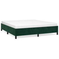 cama doble  cama para adultos  estructura de cama de terciopelo verde 180x200 cm