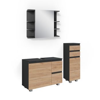 Conjunto De Muebles De Baño J-shape 3 Piezas Vicco