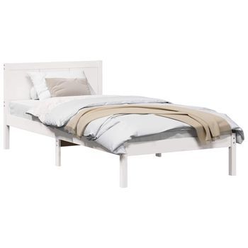 Estructura De Cama 80 X 200 Cm Madera Maciza De Pino Vidaxl
