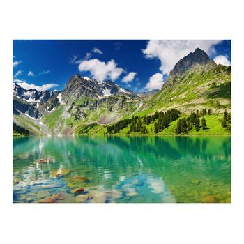 Papel Pintado 3d - Un Lago Monta?és (250x193 Cm)