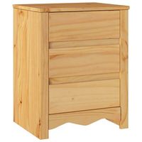 mesa de centro 45x35x56 cm madera - marron