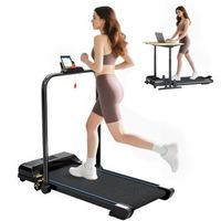 cinta de correr plegable 2 en 1 welltin a90-367v90bu - negra