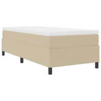 cama tapizada 203x80x60 cm espuma - gris