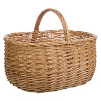 cesta de mimbre marron 41x31x2133h cm