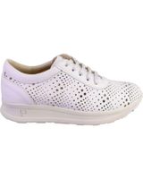 de pitillos 10411 zapatillas casual de mujer piel blanco