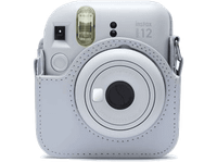 funda camara - fujifilm mini 12 bandolera blanco