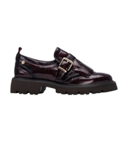 carmela para mujer 16259401-burdeos mocasines 162594 burdeos 40 plano 1 a 3cm ninguno casual charol