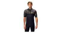 maillot endura fs260 floral manga corta hombre negro