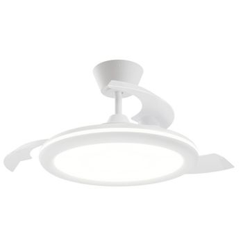 Ventilador led aspas retráctiles bombay estilo s cct dim (26+9w)