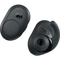push wireless bluetooth earphones - grey  black grey