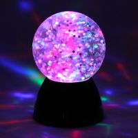 sensory glitter waterball lamp