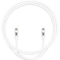 juice usb type-c to lightning cable - 2 m white white