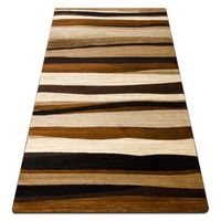 alfombra royal 5374 olas - beige  marron 180x270 cm