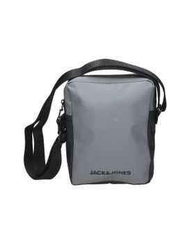 Bolso Bandolera Para Hombre Jack & Jones 12270586 Gris Uni