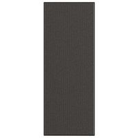 felpudo a rayas negro y gris 115x300 cm vidaxl