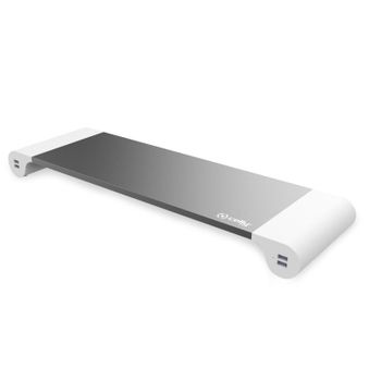 Celly Desk Hub Soporte para Monitor + 4 Puertos USB Blanco