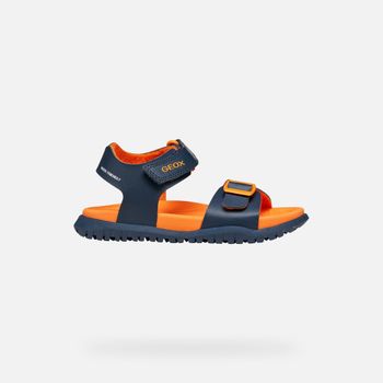 GEOX Sandal Fusbetto Junior Azul Marino/naranja
