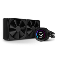 refrigeracion liquida nzxt kraken elite 240mm  negro  lcd plus