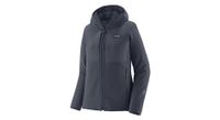 sudadera con capucha patagonia r2 crossstrata azul  mujer