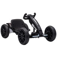 aiyaplay go-kart electrico para ninos 12v gokart con 2 motores asiento ajustable en 4 posiciones arranque suave ruedas eva faros led