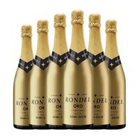 codorniu rondel oro semi-seco semi-dulce cava 75 cl 115 vol pack de 6 unidades