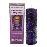 velon ritualizado del arcangel zadquiel con aceite liturgico transmutacion transformar lo negativo en positivo